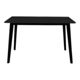 QUVIO Eettafel Berlin – Zwart – 70x120x75 cm