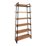 QUVIO Boekenkast Sofia – Zes ruime planken – Elegant en duurzaam design