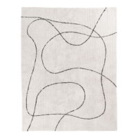 QUVIO Vloerkleed Tampa – 200×300 cm – 100% Katoen – Wit
