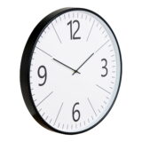 QUVIO Wandklok Lissabon – Stijlvol en Functioneel – Zwart-Wit Design – 51 cm