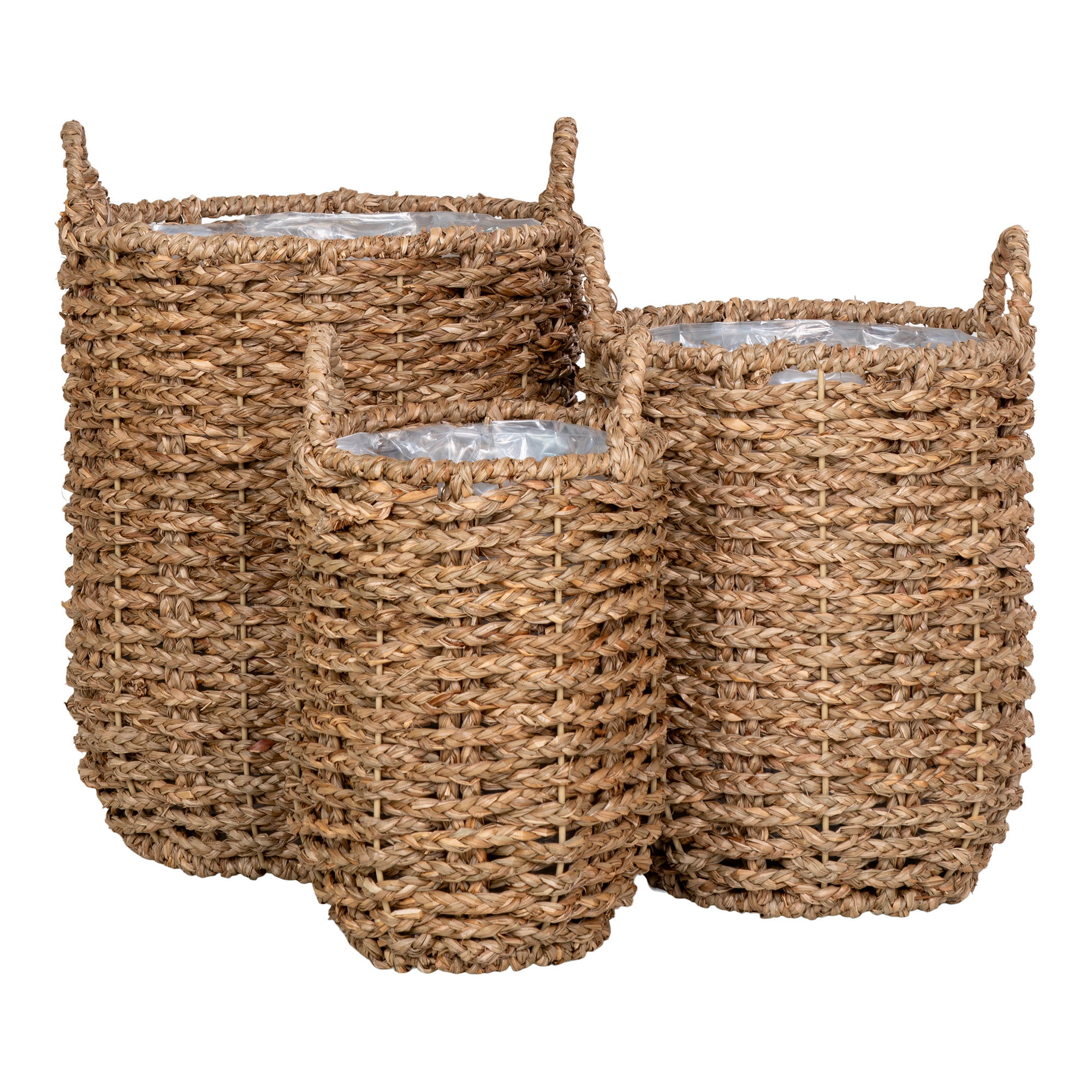 QUVIO Glazen vaas – 6 x 19,5 cm (dxh) – Geel/Blauw