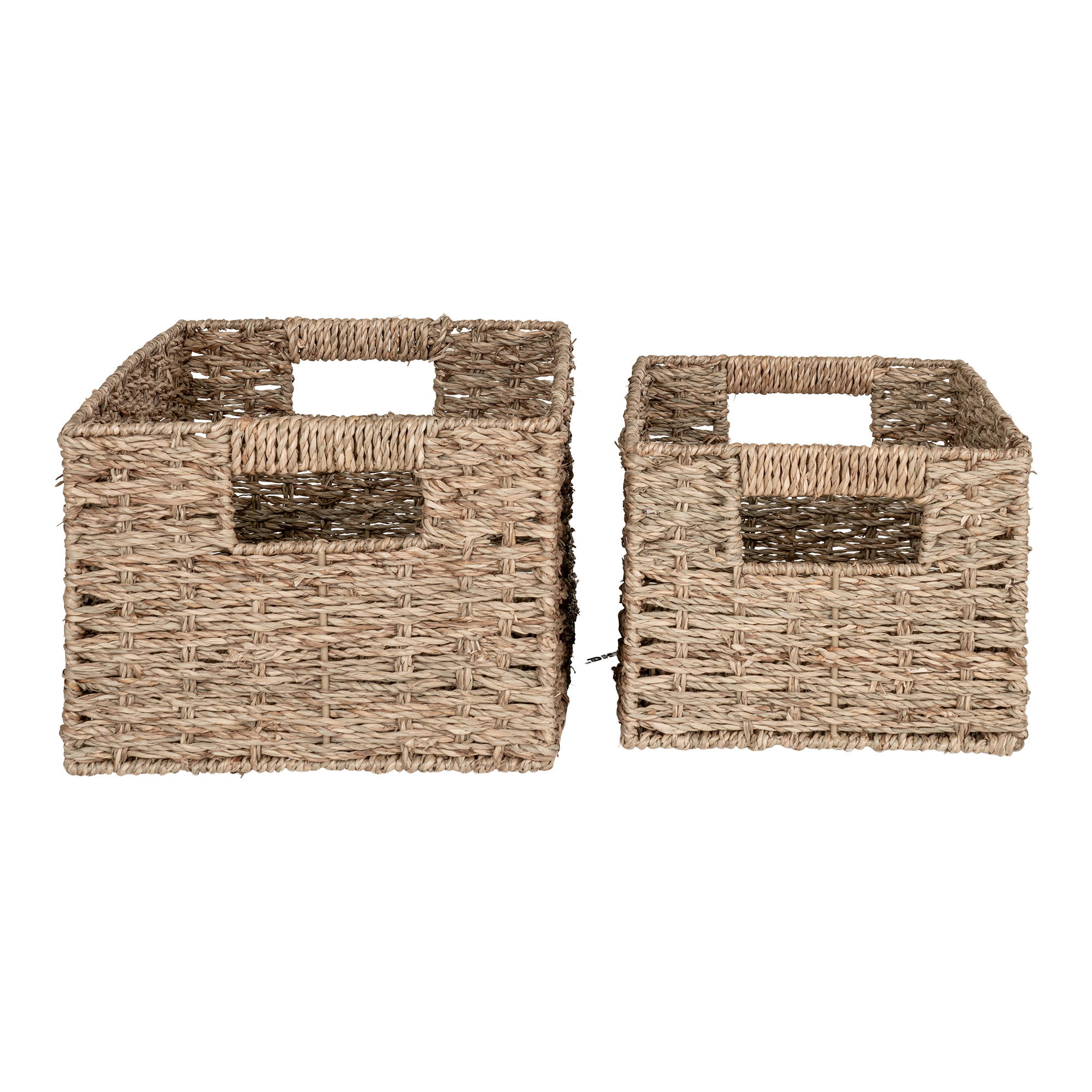 QUVIO Zeegras Mandenset – Natuurlijk – 2 stuks