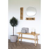 QUVIO Opbergmanden – Katoen – Beige – Set van 2