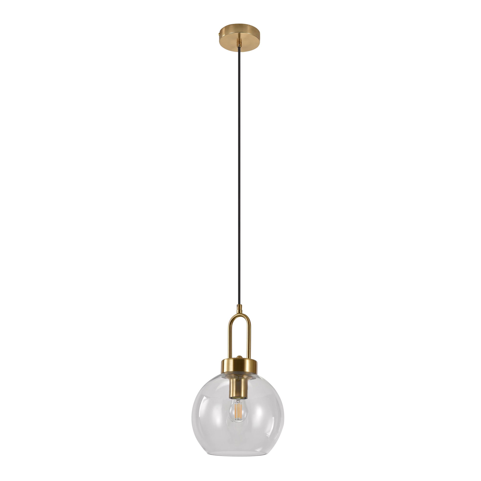 QUVIO Hanglamp modern – Hoekig design – Diameter 33 cm – Zwart
