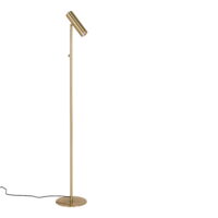 QUVIO Vloerlamp – Stijlvol en Functioneel – Messing Afwerking