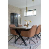QUVIO Gouden hanglamp – Staal – 120 cm snoer
