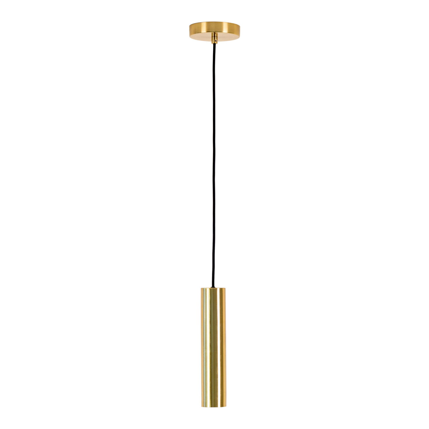 QUVIO Gouden hanglamp – Staal – 120 cm snoer