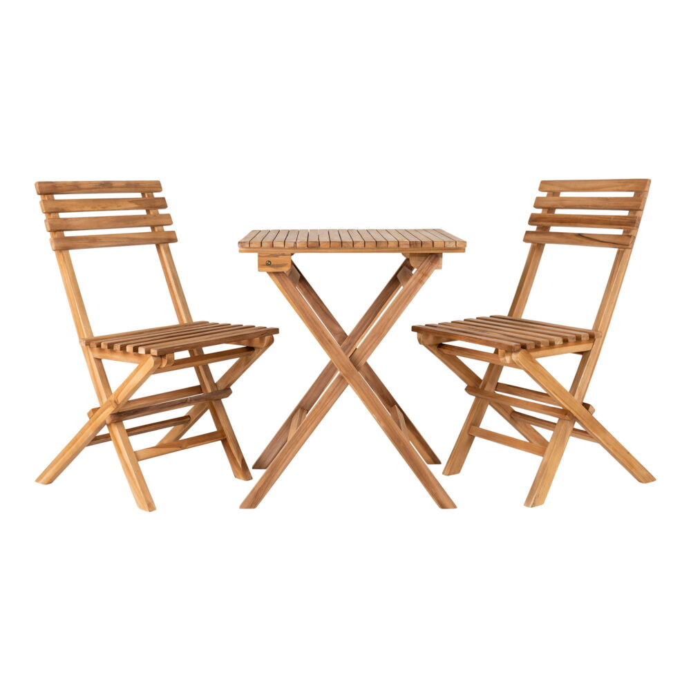 QUVIO Tuinset – Loungeset – Teakhout – Tuin – Terras – Balkon – Naturel