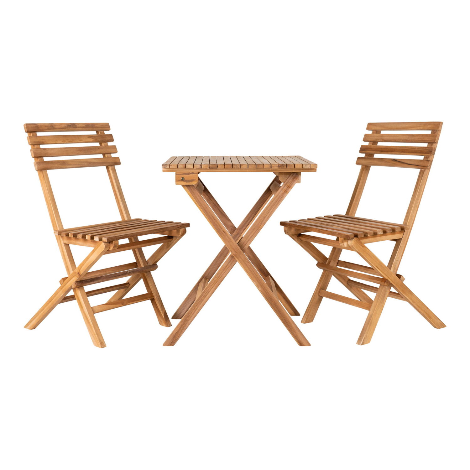 QUVIO Tuinset – Loungeset – Teakhout – Tuin – Terras – Balkon – Naturel