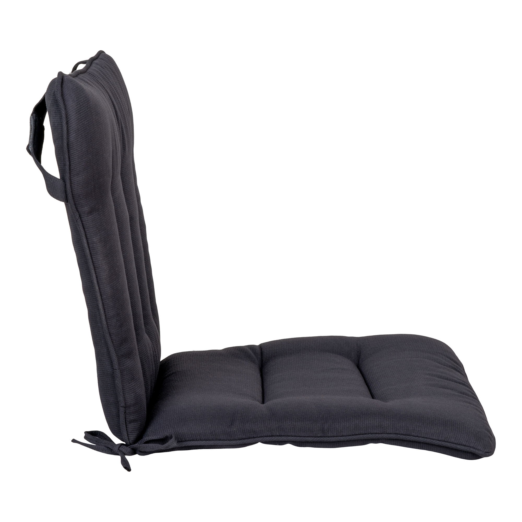 QUVIO Kussen voor stoel – Zwart – Set van 4 – Weerbestendig – Comfortabel