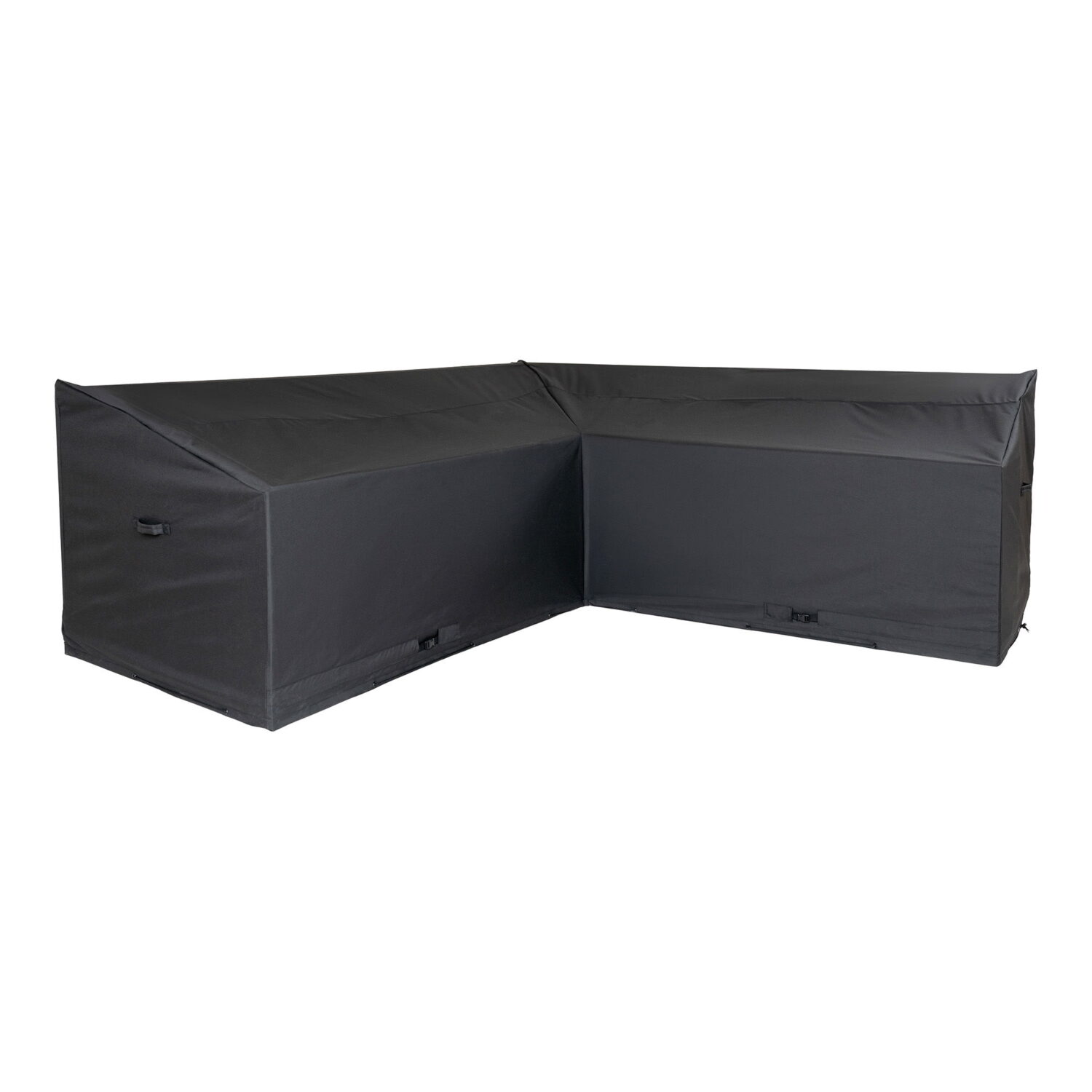 QUVIO Luxe Hoes voor hoekbanken – Waterafstotend – Zwart – 100% Polyester