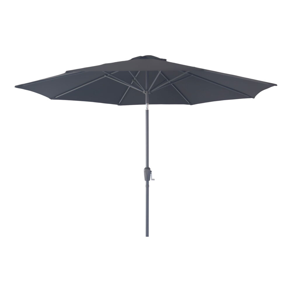 QUVIO Parasol – Draaimechanisme en Kantelfunctie – Zwart – 300 cm