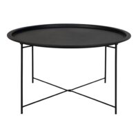 salontafel van staal, salontafel, ronde salontafel, tafel, salontafels, zwarte salontafel, salontafel rond, salontafel zwart,