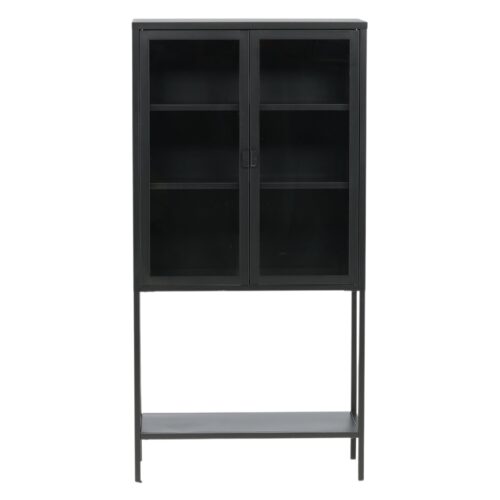 Scandinavische zwarte stalen kast afbeelding 1