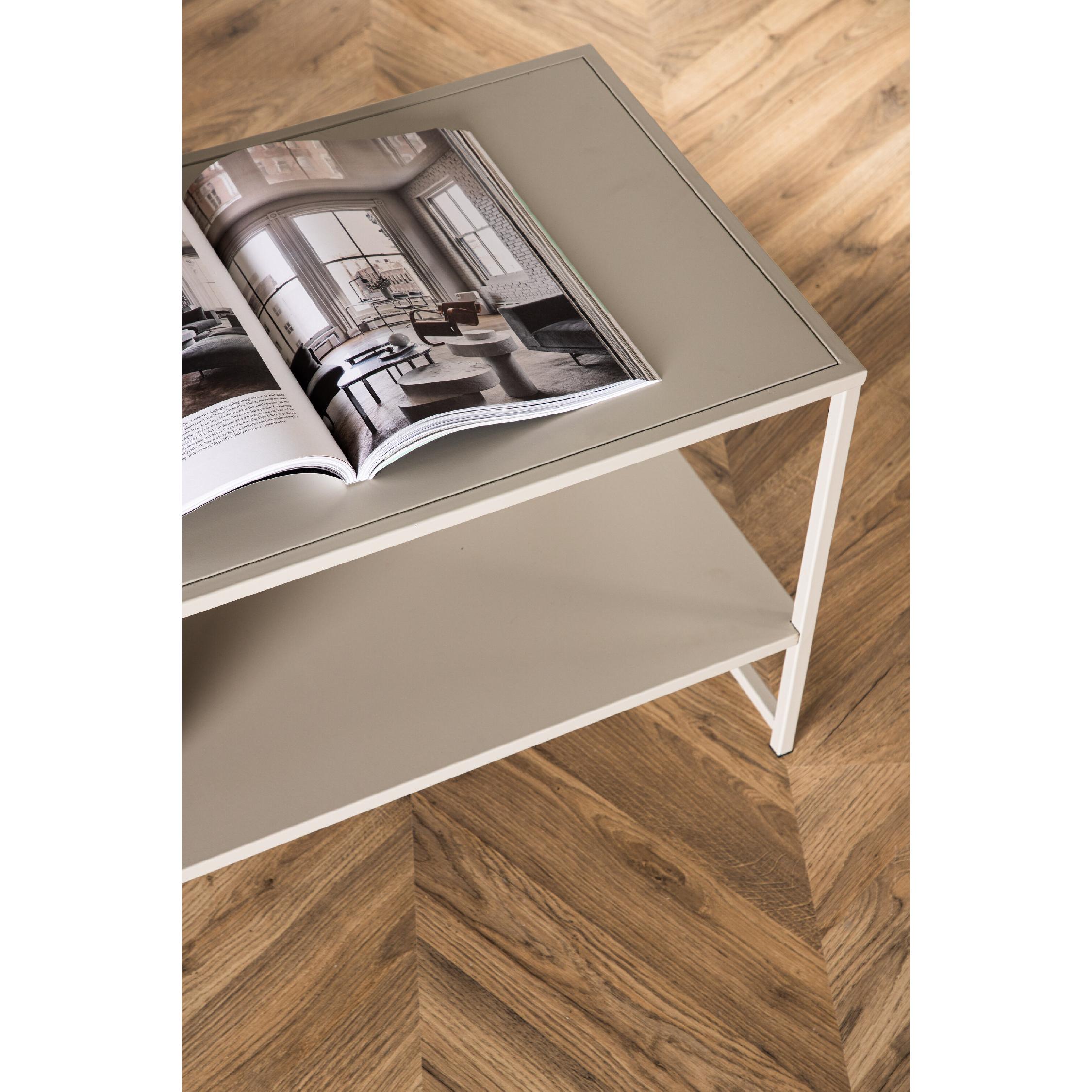Scandinavische bijzettafel beige afbeelding 15