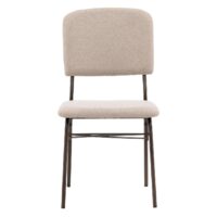 Bura Eetkamerstoel 2-pack Beige Bruin afbeelding 1