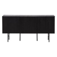 Daro Dressoir Scandinavisch Design Zwart Eikenfineer afbeelding 1