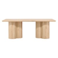 Runo eettafel whitewash 100x210 cm afbeelding 1