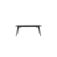 Eettafel Zwart Geborsteld afbeelding 1