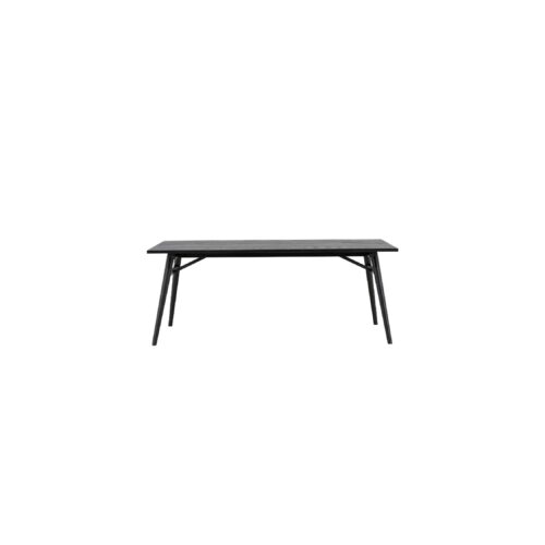 Eettafel Zwart Geborsteld afbeelding 1