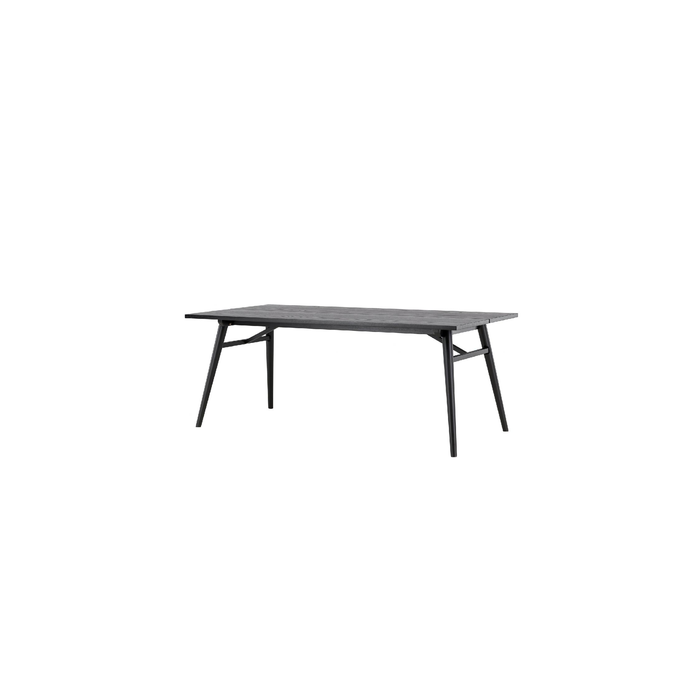 Eettafel Zwart Geborsteld afbeelding 2