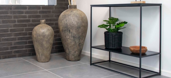 Stalen sidetable