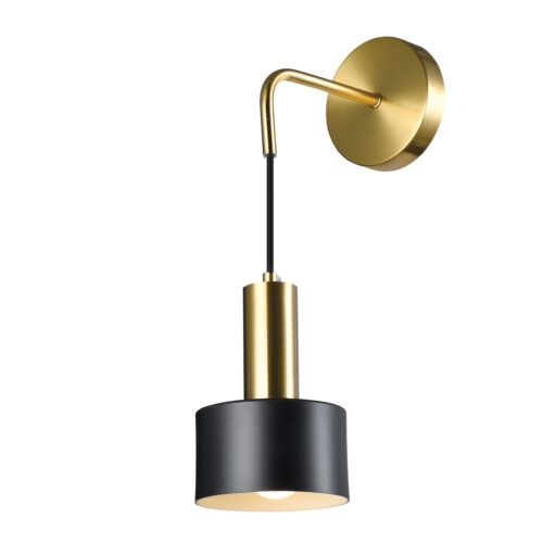 QUV5206-Wandlamp-Gold-black