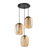 quvio-bruine-hanglampen-woonkamer-3-lichts
