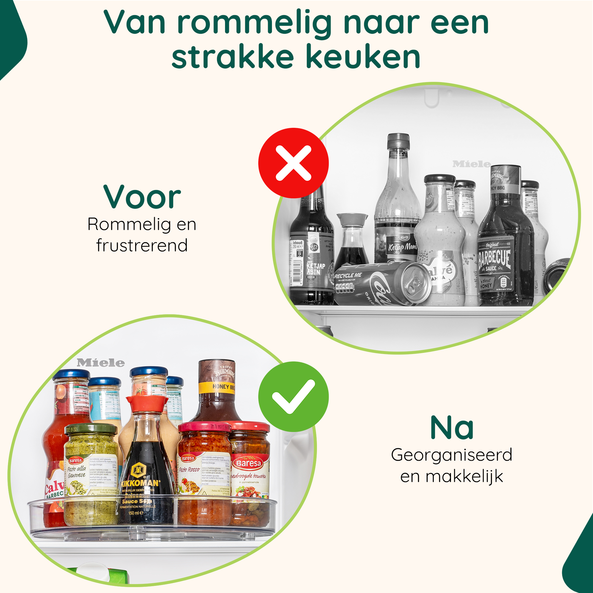 Draaiplateau keuken organizer afbeelding 6