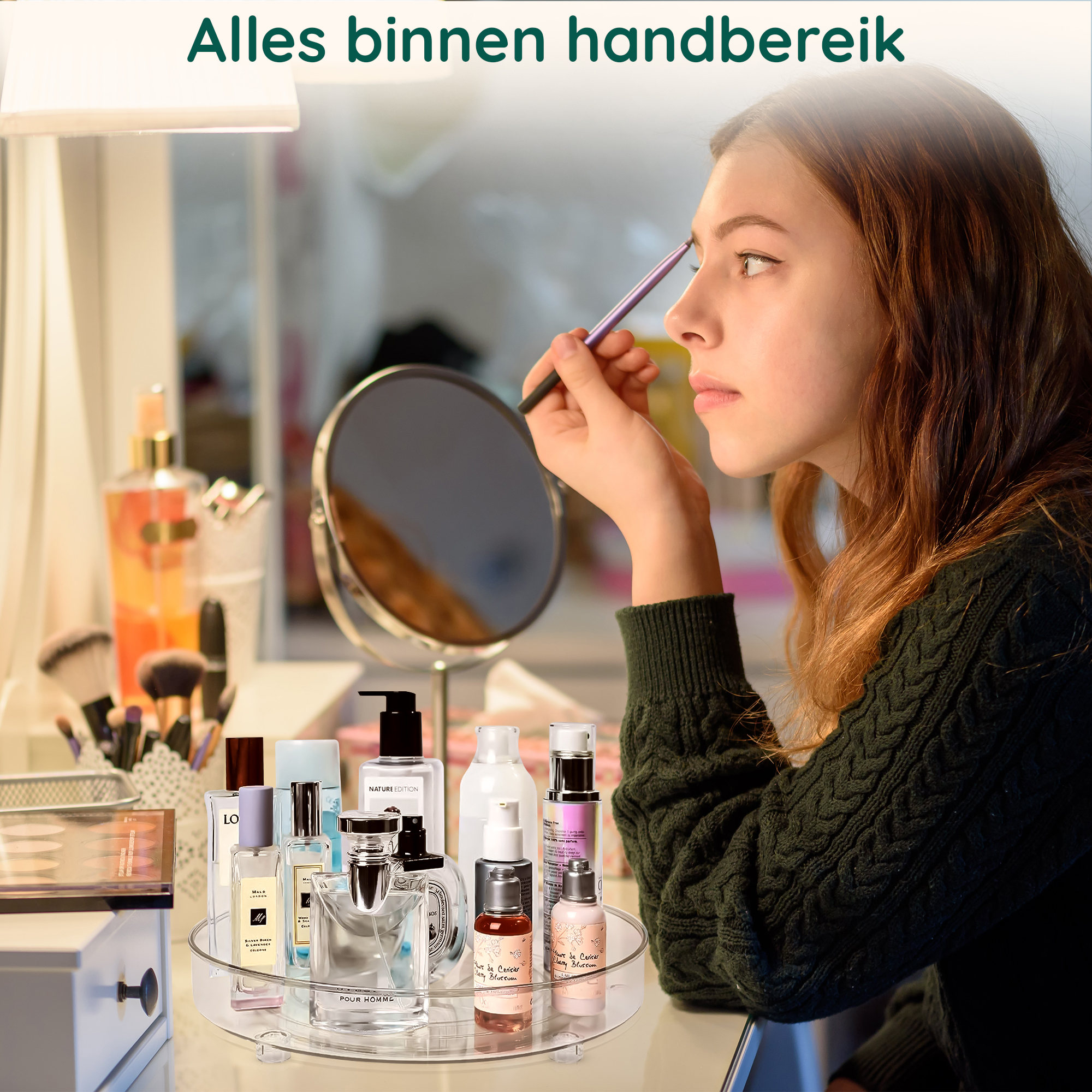 Draaiplateau keuken organizer afbeelding 5