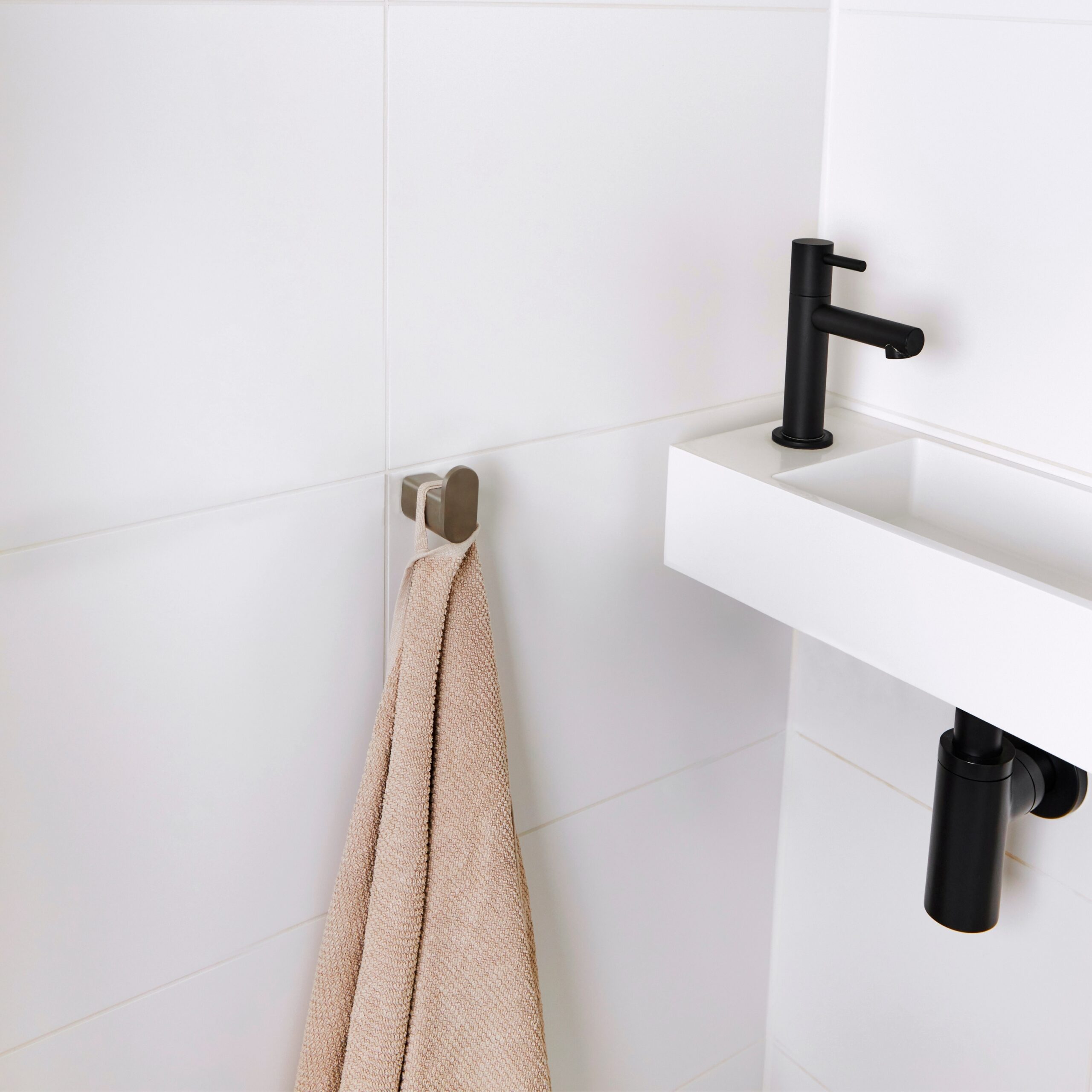 RVS handdoekhaak badkamer afbeelding 7