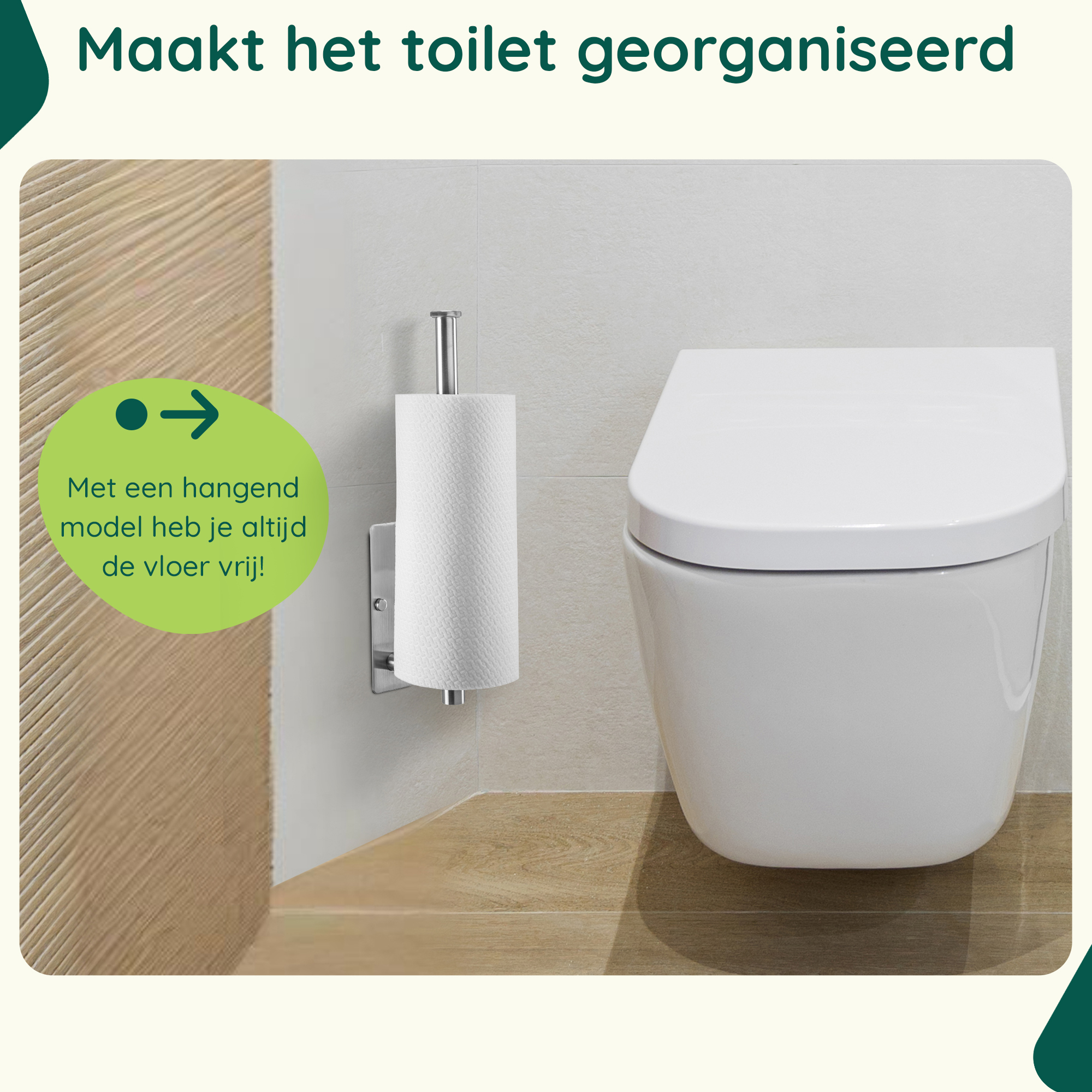 Reserverolhouder RVS 3M Fera afbeelding 5