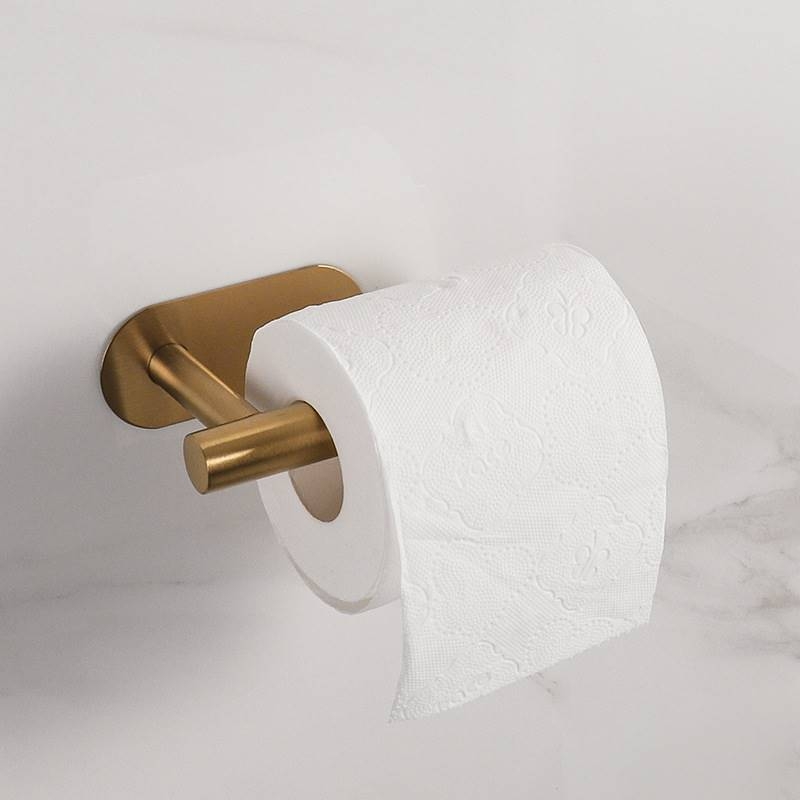 Gouden toiletrolhouder zelfklevend afbeelding 12