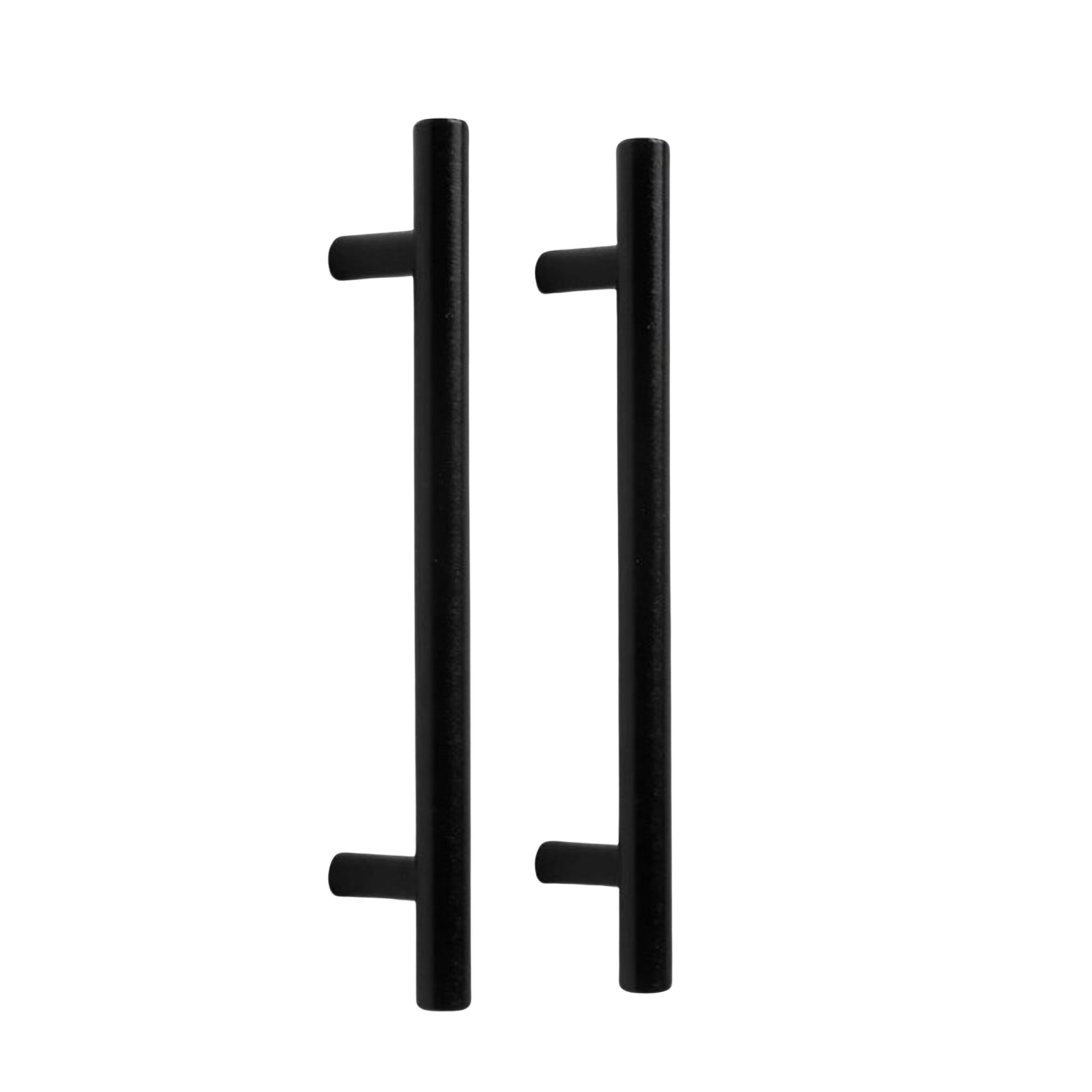Zwarte aluminium handgrepen 128 mm afbeelding 1