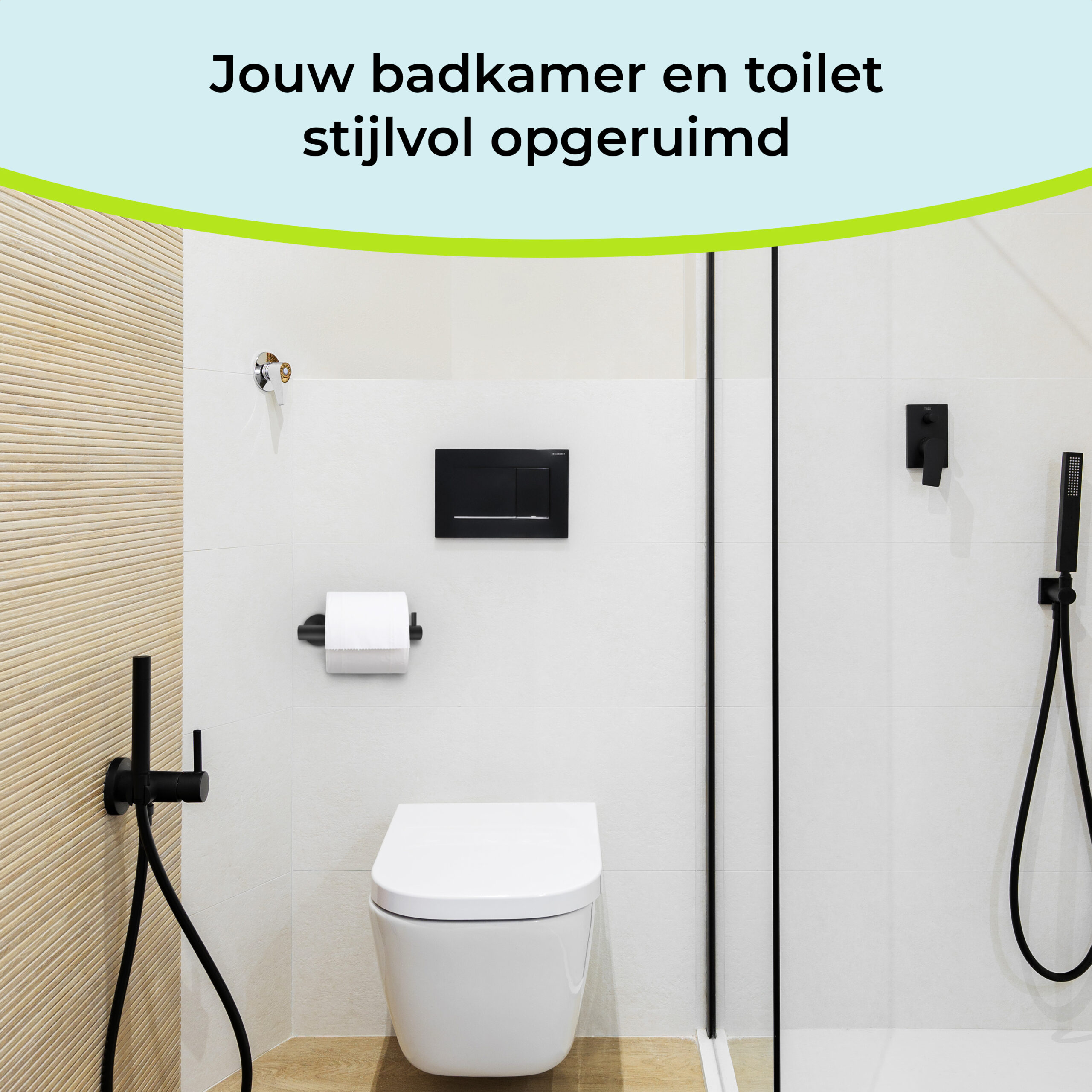 Industriële toiletrolhouder zwart afbeelding 7
