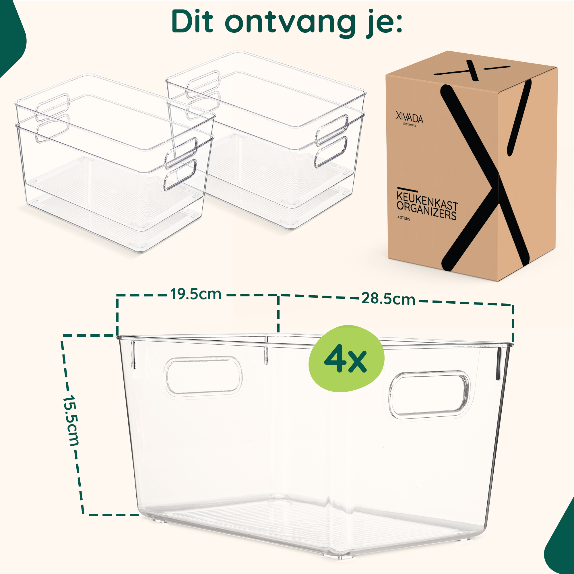 Keukenkast organizer set afbeelding 9