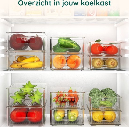 koelkast organizers set afbeelding 4