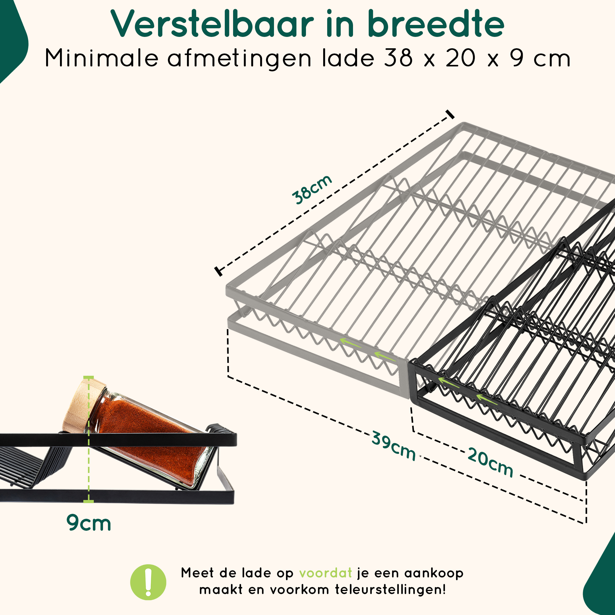 Kruidenrek organizer lade afbeelding 9