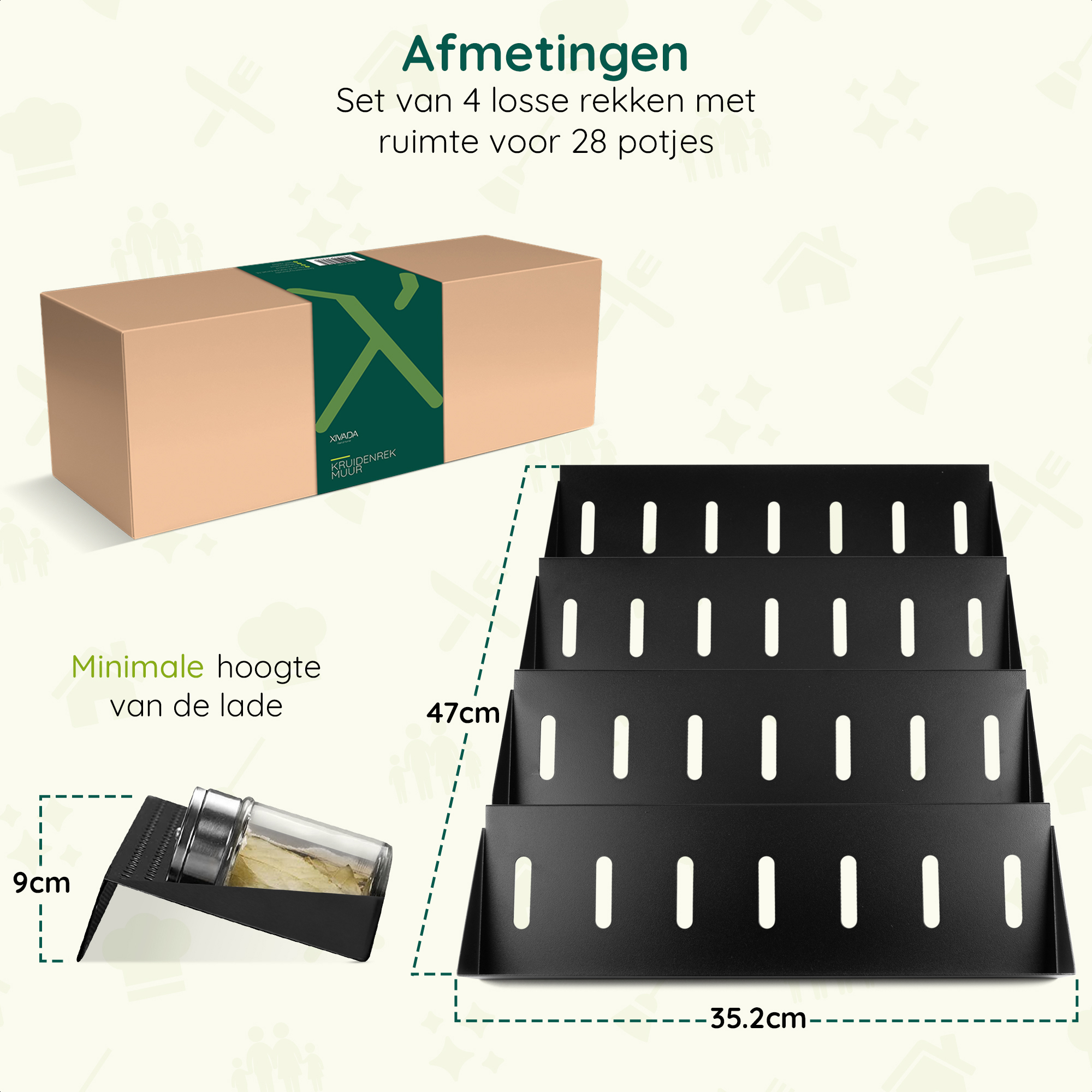 Kruidenrek lade organizer afbeelding 10