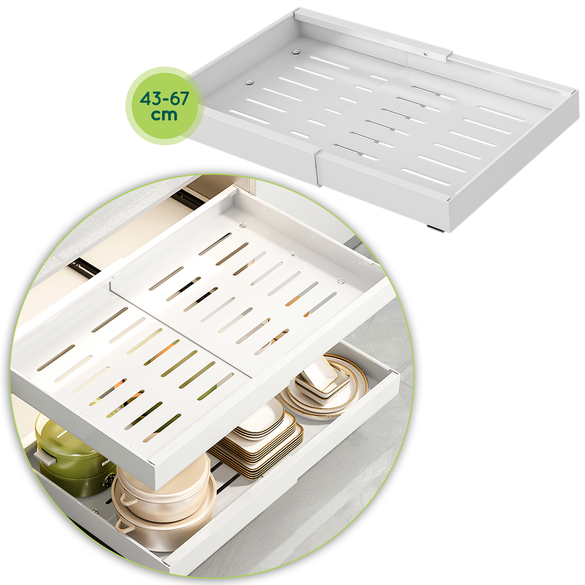 keukenkast organizer lade afbeelding 1