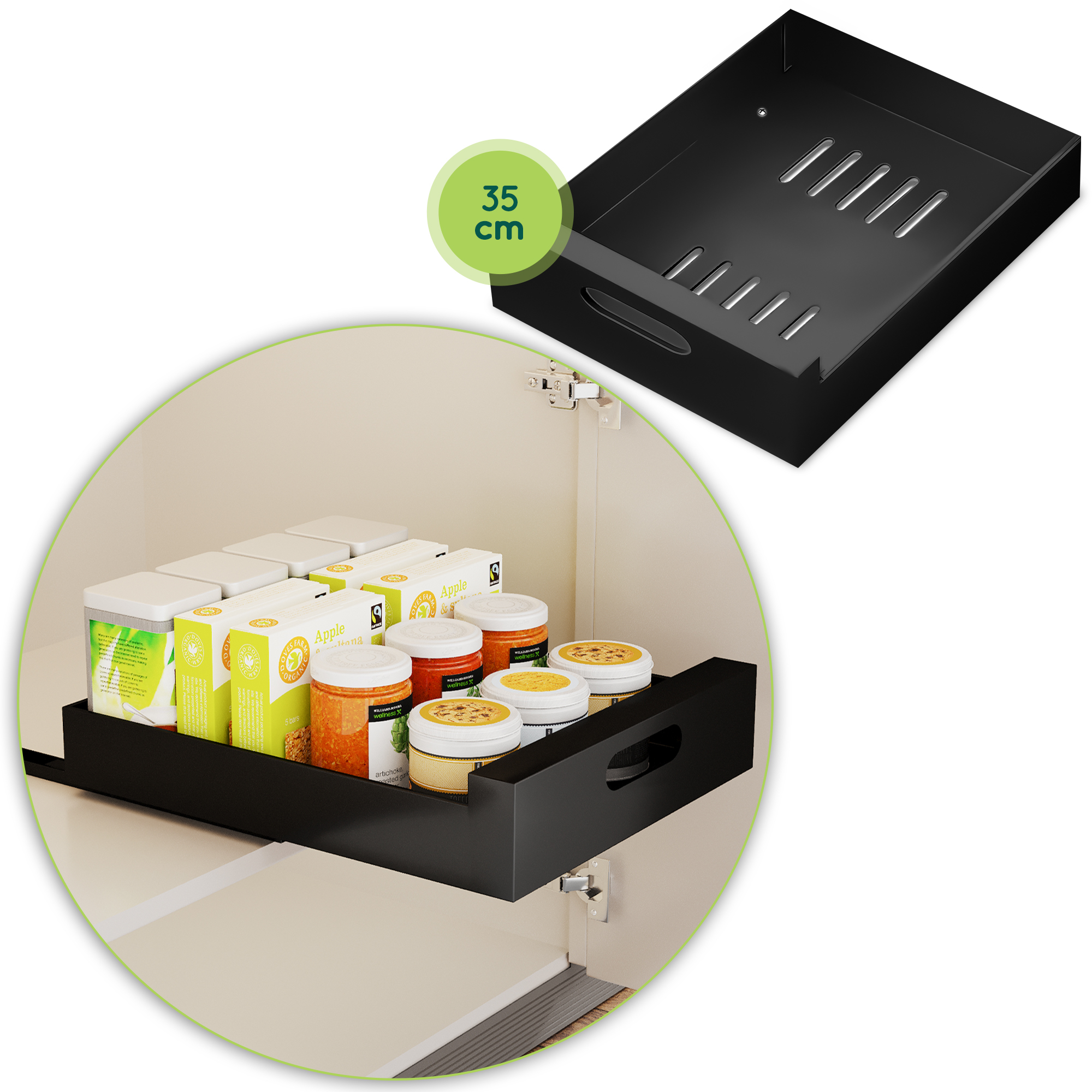 keukenkast organizer lade afbeelding 1