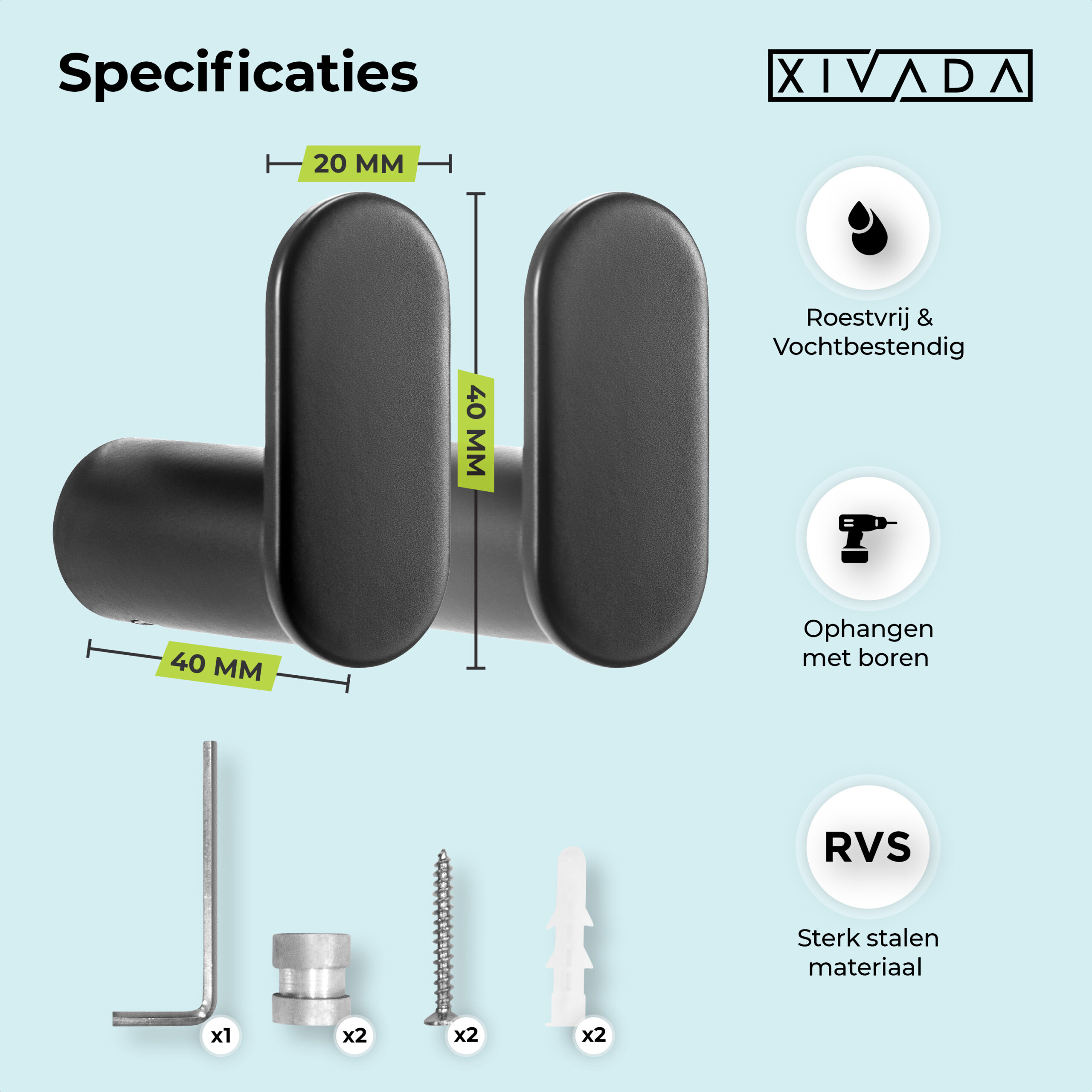 Zwarte toilet accessoires set afbeelding 10