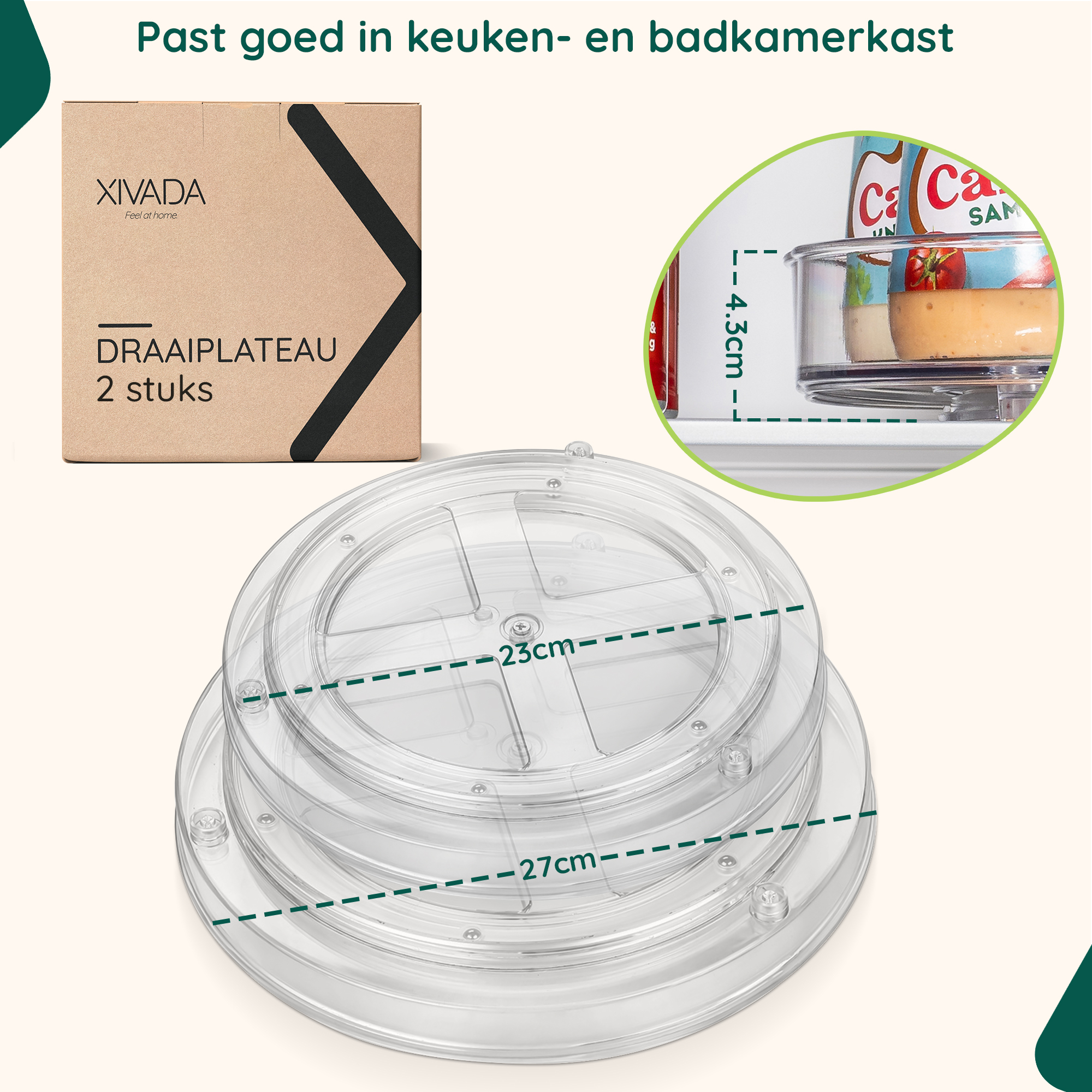 Lazy Susan draaiplateau keukenorganizer afbeelding 8