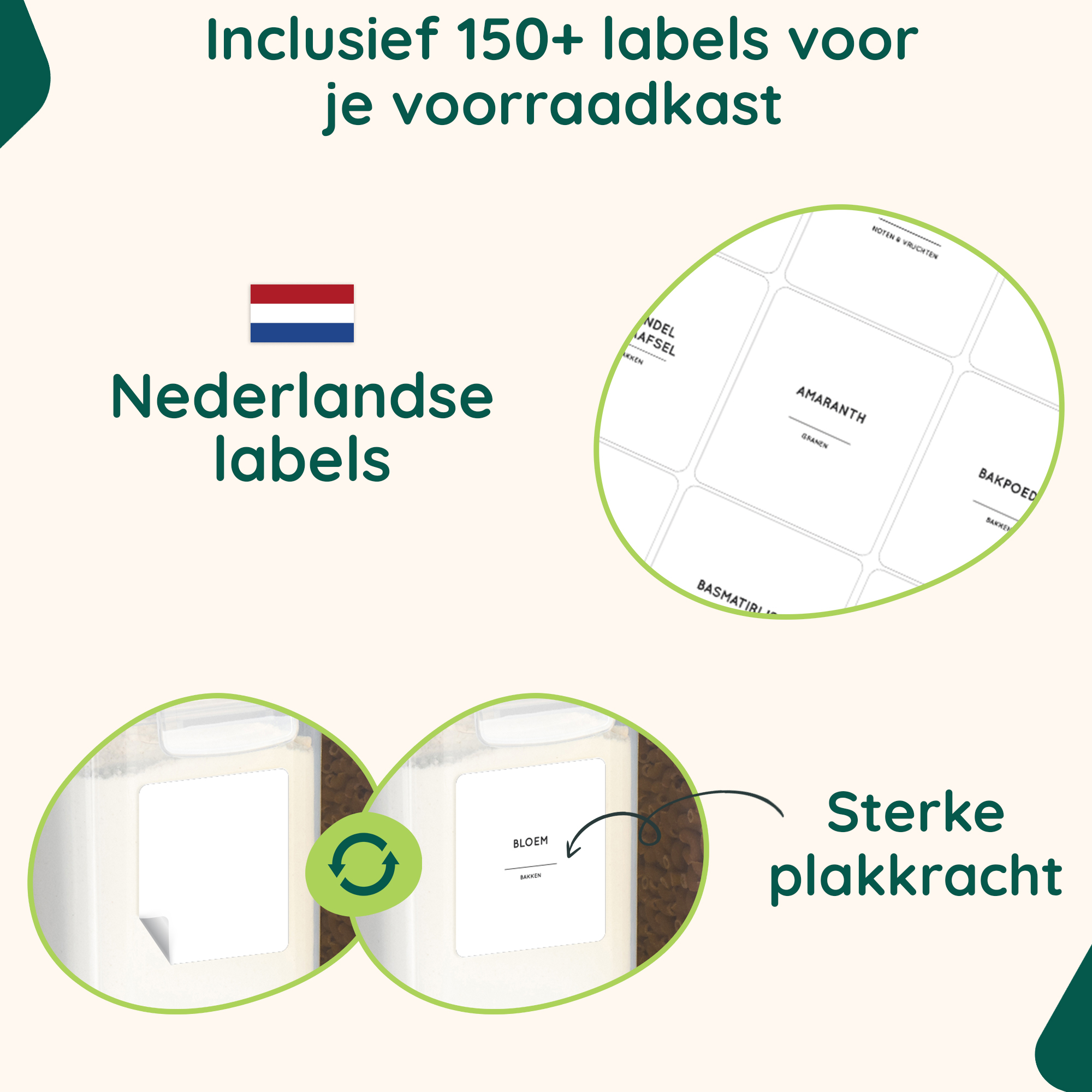 XIVADA voorraadbussen set 2.5L afbeelding 7