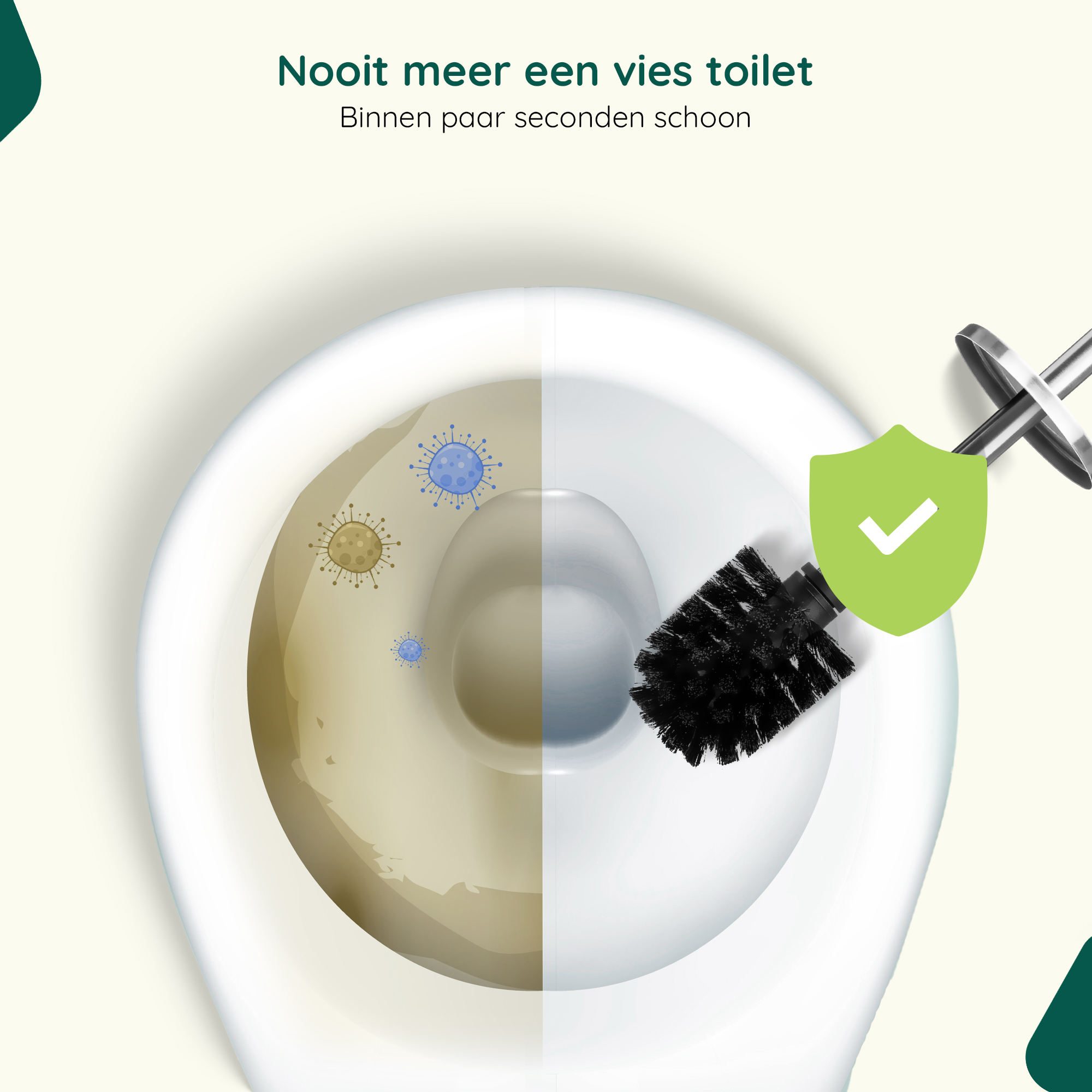 RVS toiletborstelhouder vrijstaand afbeelding 5