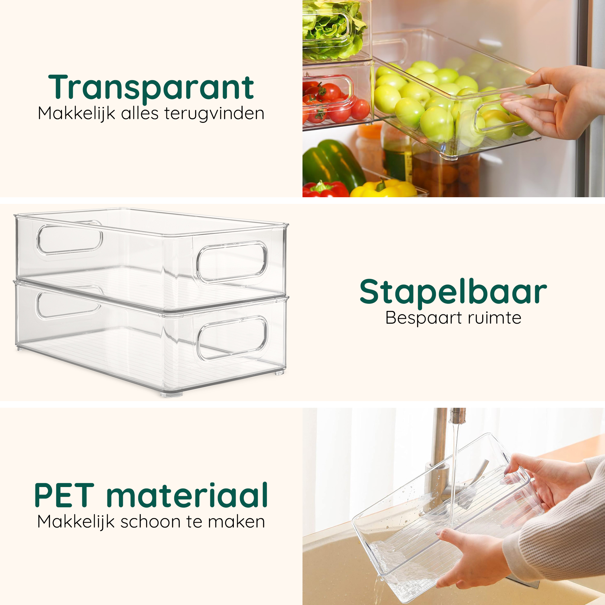 koelkast organizers set afbeelding 7