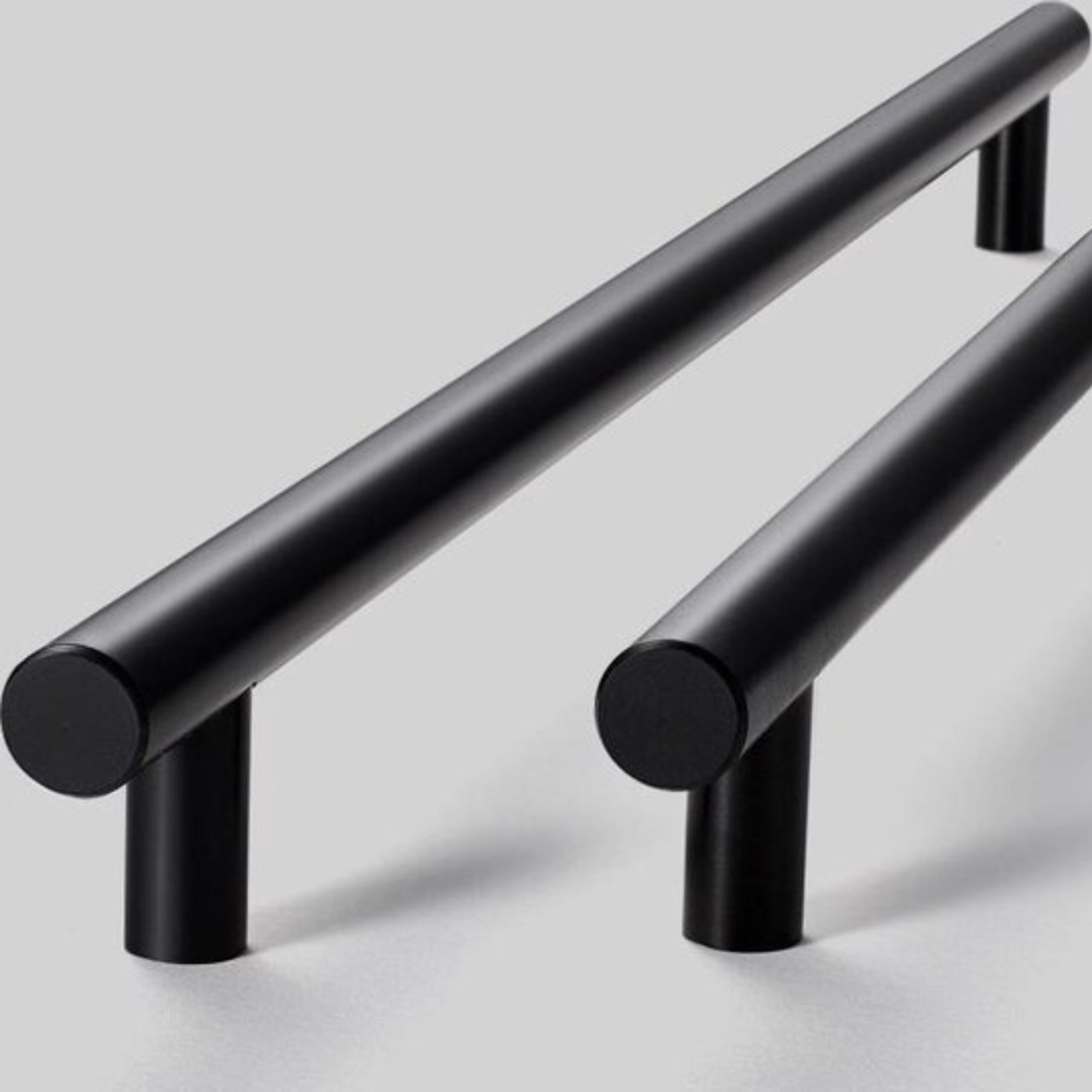 Zwarte aluminium handgrepen 128 mm afbeelding 7