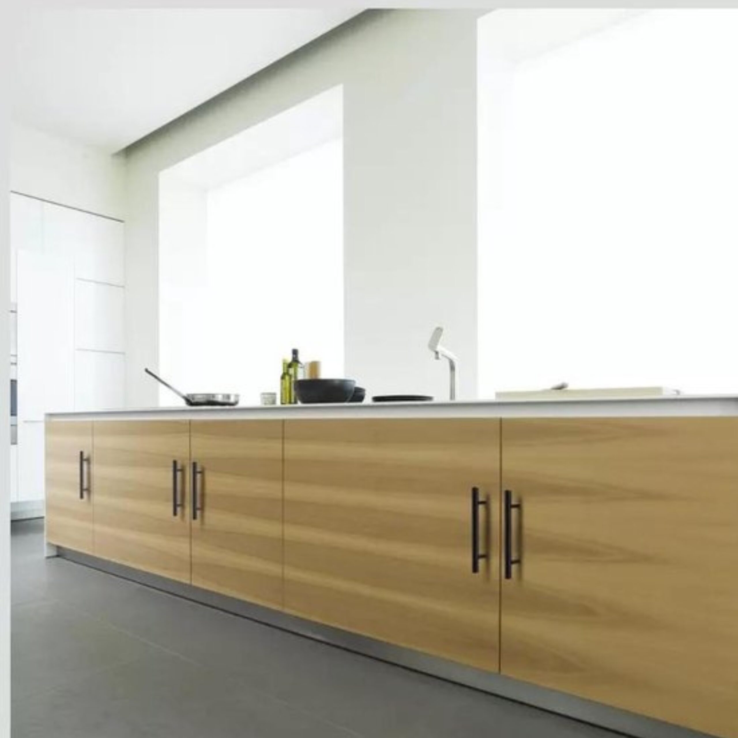 Zwarte aluminium handgrepen 128 mm afbeelding 10