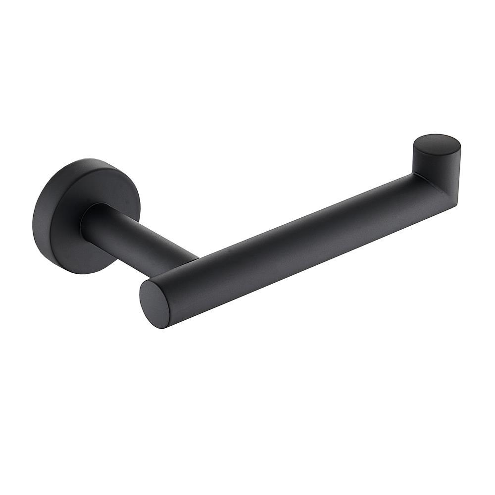 Zwarte toilet accessoires set afbeelding 4