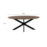8484546-8484546- Eettafel-Eettafel-bruin-afmeting